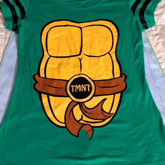 Teenage Mutant Ninja Turtles women's top with cape - Picture 1 of 4